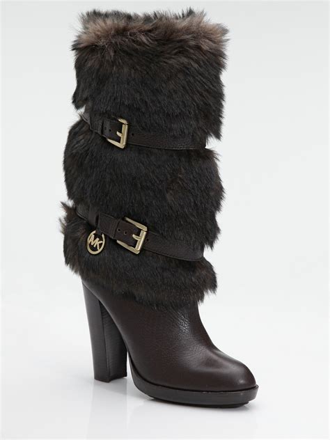 michael michael kors fur|Michael Kors fur boots.